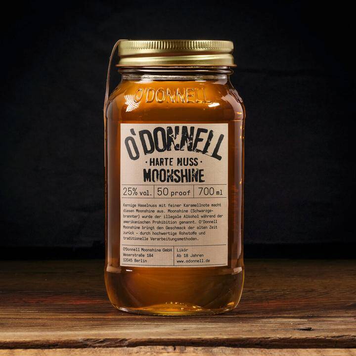700 ml Mason Jars (verschiedene Sorten) Harte Nuss - 700 ml Likör