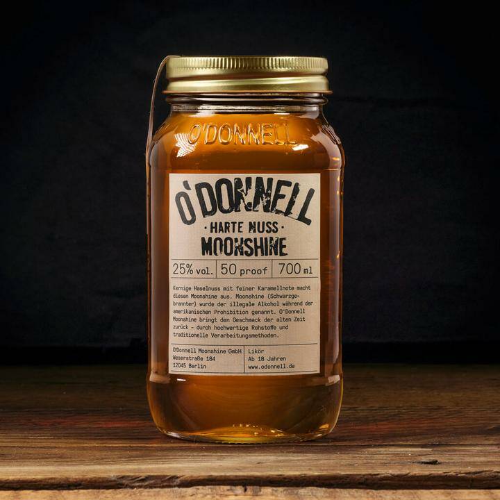 700 ml Mason Jars (verschiedene Sorten) Harte Nuss - 700 ml Likör