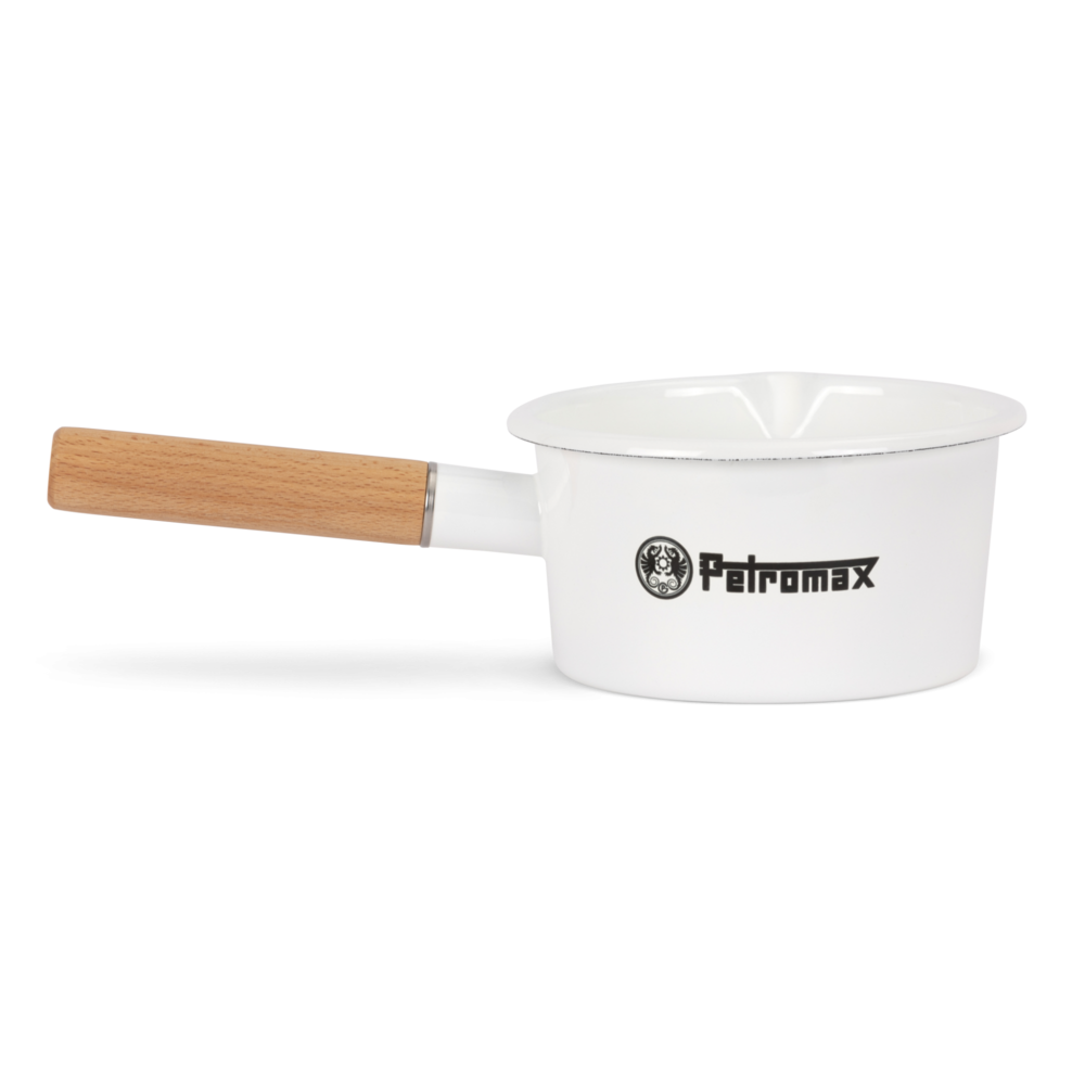 Petromax Emaille Stieltopf weiß 1 Liter