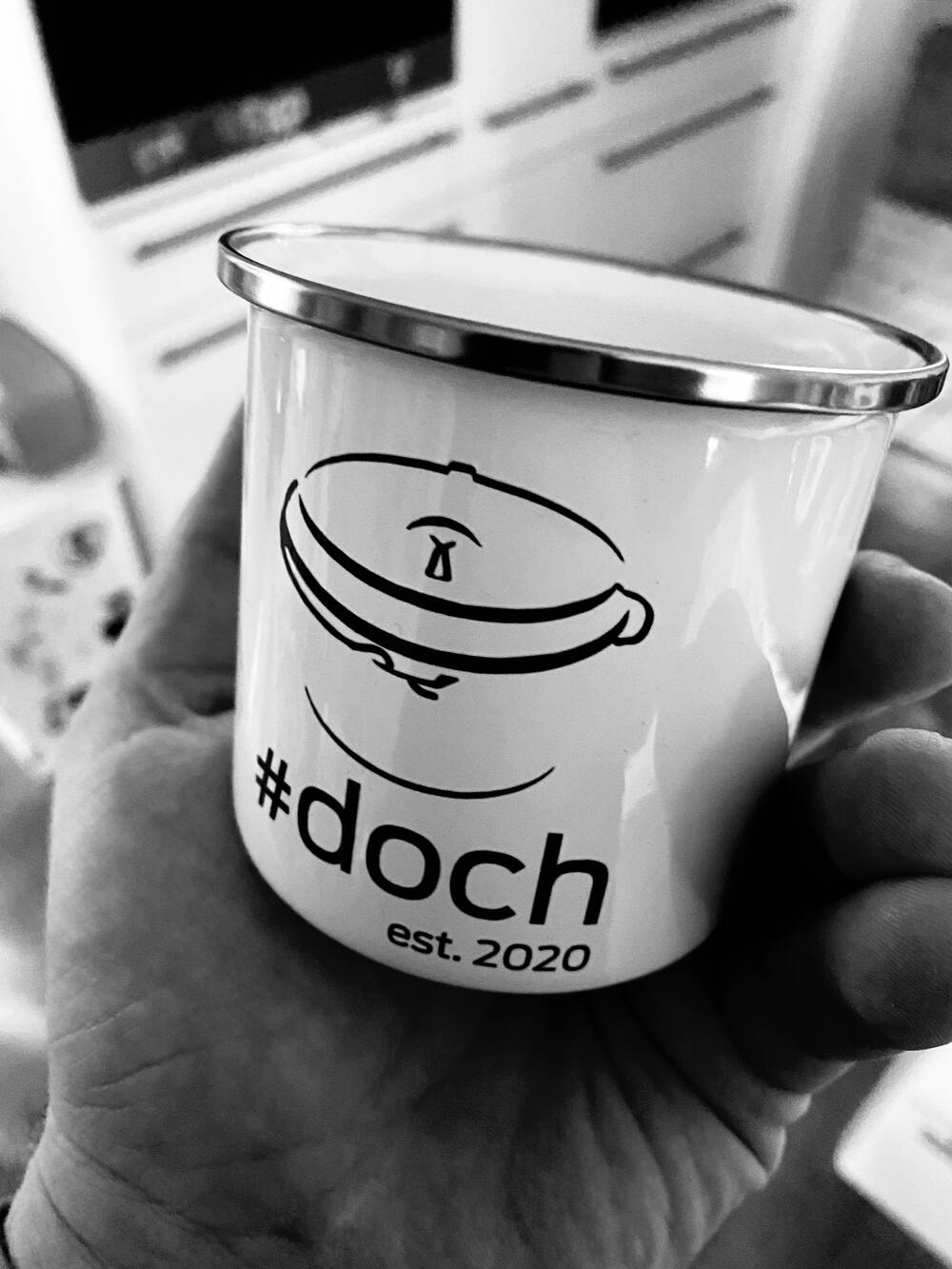 Emaille Kaffeetasse Emaille Kaffeetasse