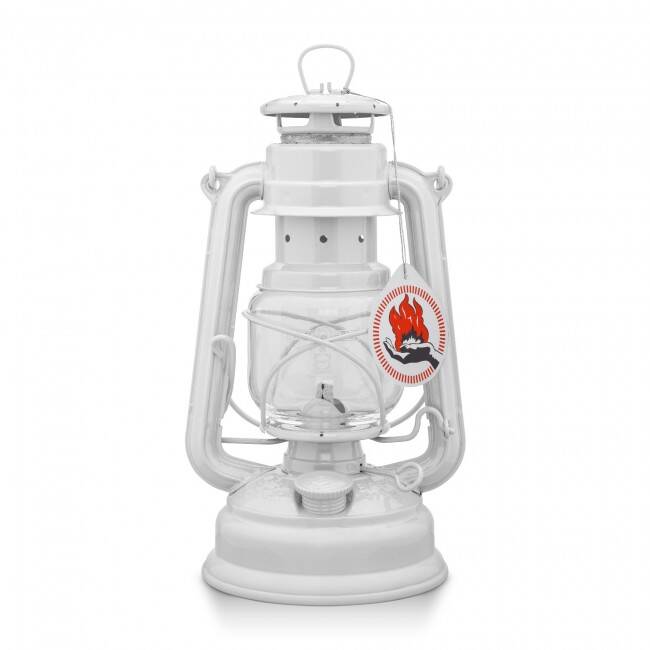 Petroleum Lampe - Feuerhand "Baby Special 276" Sturmlaterne 276 - weiss (reinweiss)