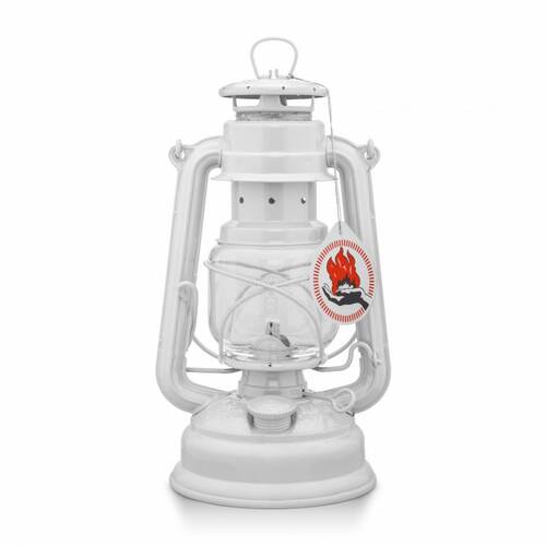 Petroleum Lampe - Feuerhand "Baby Special 276" Sturmlaterne 276 - weiss (reinweiss)