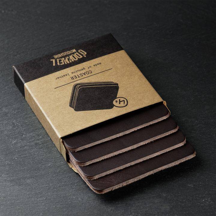 Leder Coaster