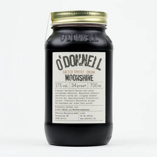 700 ml Mason Jars (verschiedene Sorten) Salted Toffee Cream - 700 ml Likör
