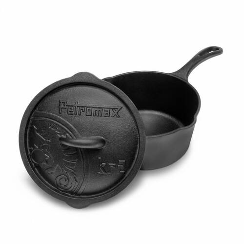 Petromax Gusseiserne Kasserolle mit Deckel Gusseiserne Kasserolle mit Deckel kr2