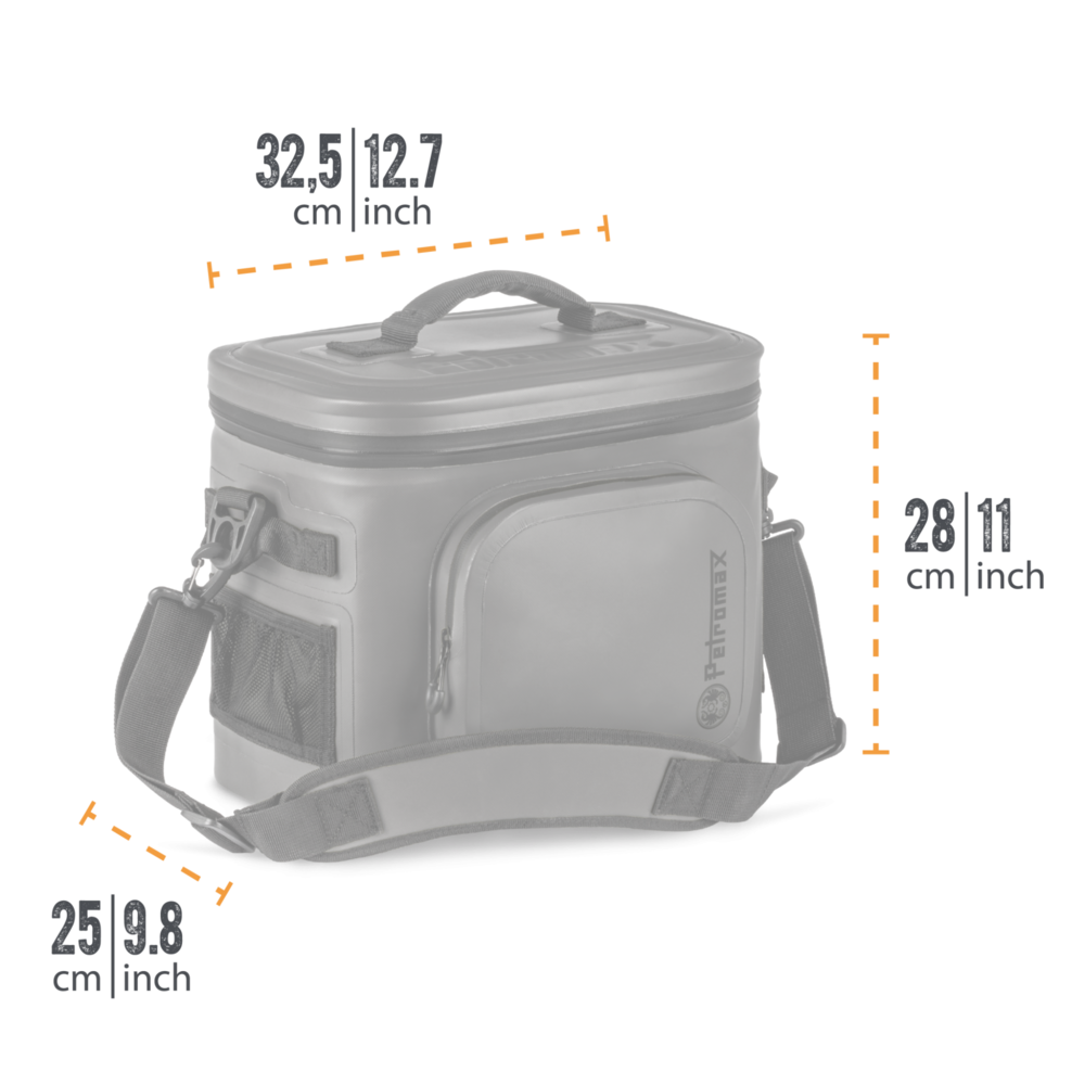 Petromax Kühltasche 8 Liter (dunkelgrau)